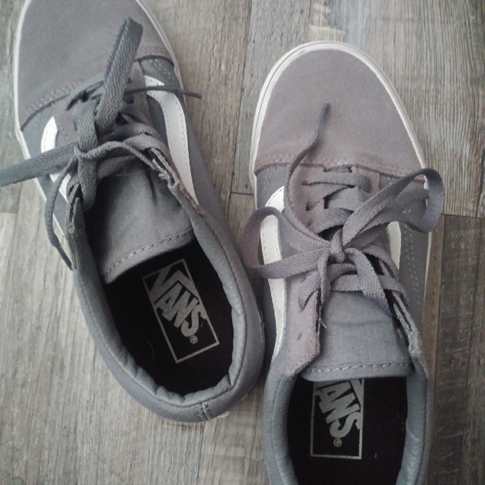 Grey Vans Suede Trimming - Picture 2 of 4